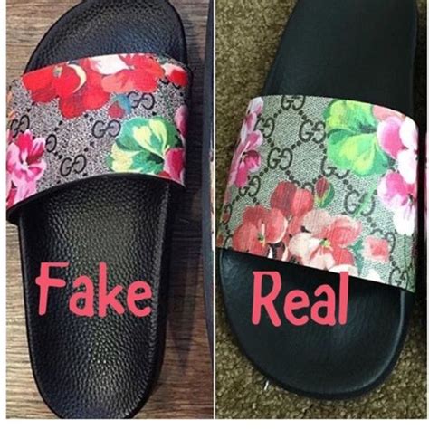 gucci slide fake|the real gucci slides.